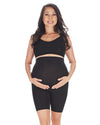High-Waisted Maternity Thigh Shaper : Color: Black
