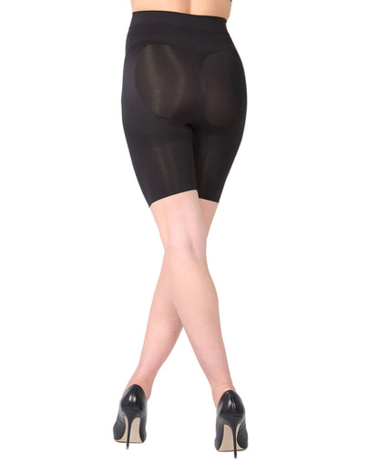 High-Waisted Maternity Thigh Shaper : Color: Black
