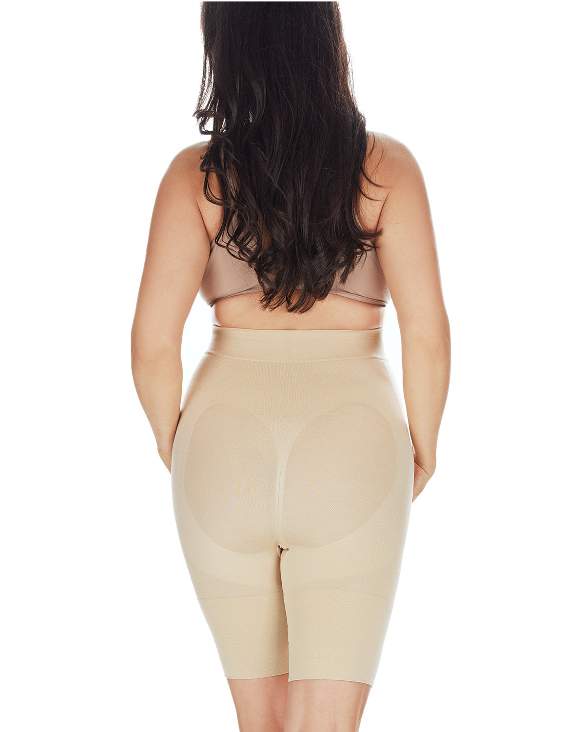 High-Waisted Maternity Thigh Shaper : Color: Nude