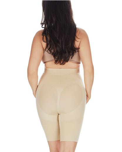 High-Waisted Maternity Thigh Shaper : Color: Nude