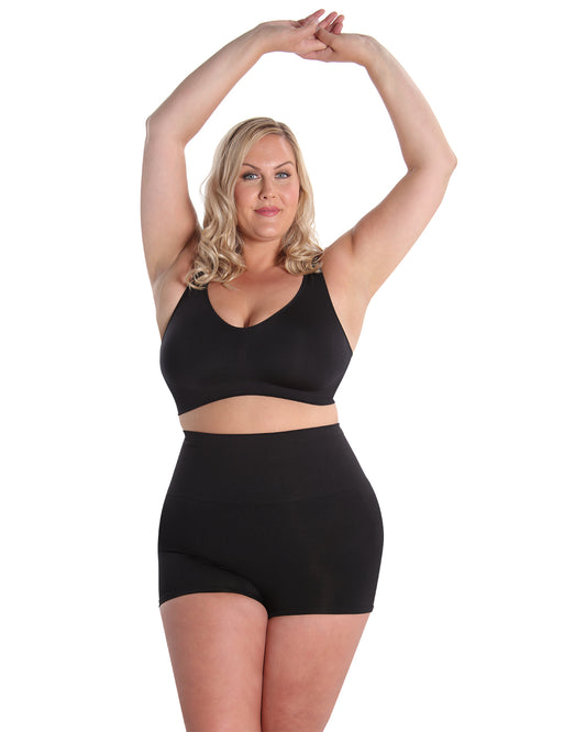 Women's Wireless Comfort Shaper Bra : Color: Black