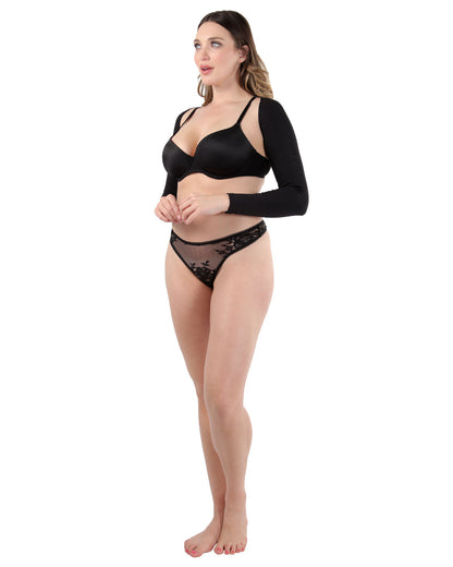 Slimming & Smoothing Arm Compression Shaper : Color: Black