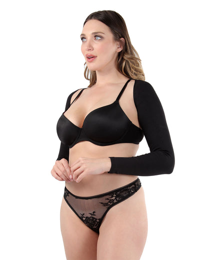 Slimming & Smoothing Arm Compression Shaper : Color: Black