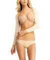 Slimming & Smoothing Arm Compression Shaper : Color: Nude