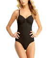 Thong Compression Bodysuit Shaper with Underwire : Color: Black