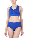Lleva Seamless Shaping Racerback Sports Bra : Color: Surf The Web