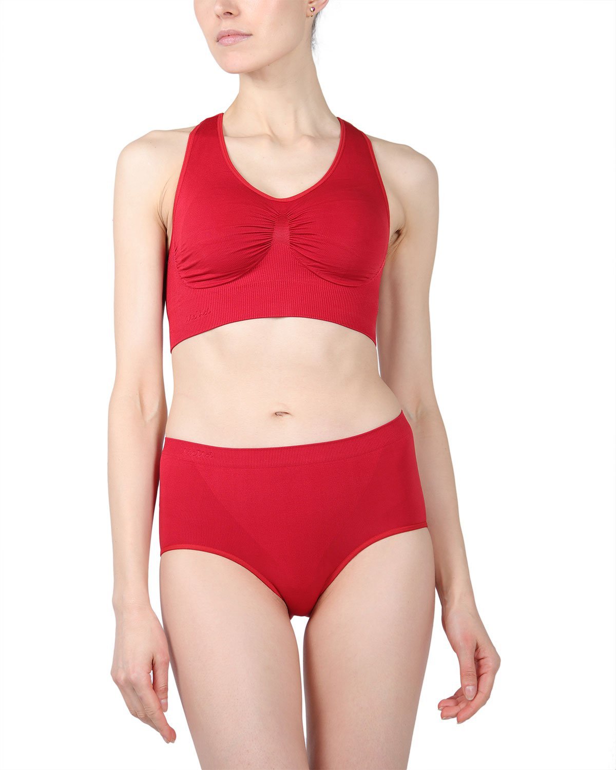 Lleva Seamless Shaping Racerback Sports Bra : Color: Scooter