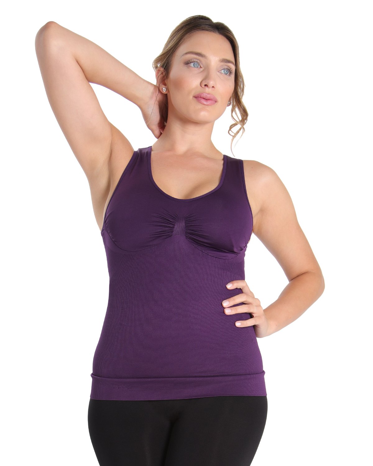 Frontrunner Shaping Sport Tank : Color: Blackberry