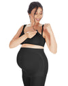Women's Nylon Maternity Nursing Bandeau : Color: Black
