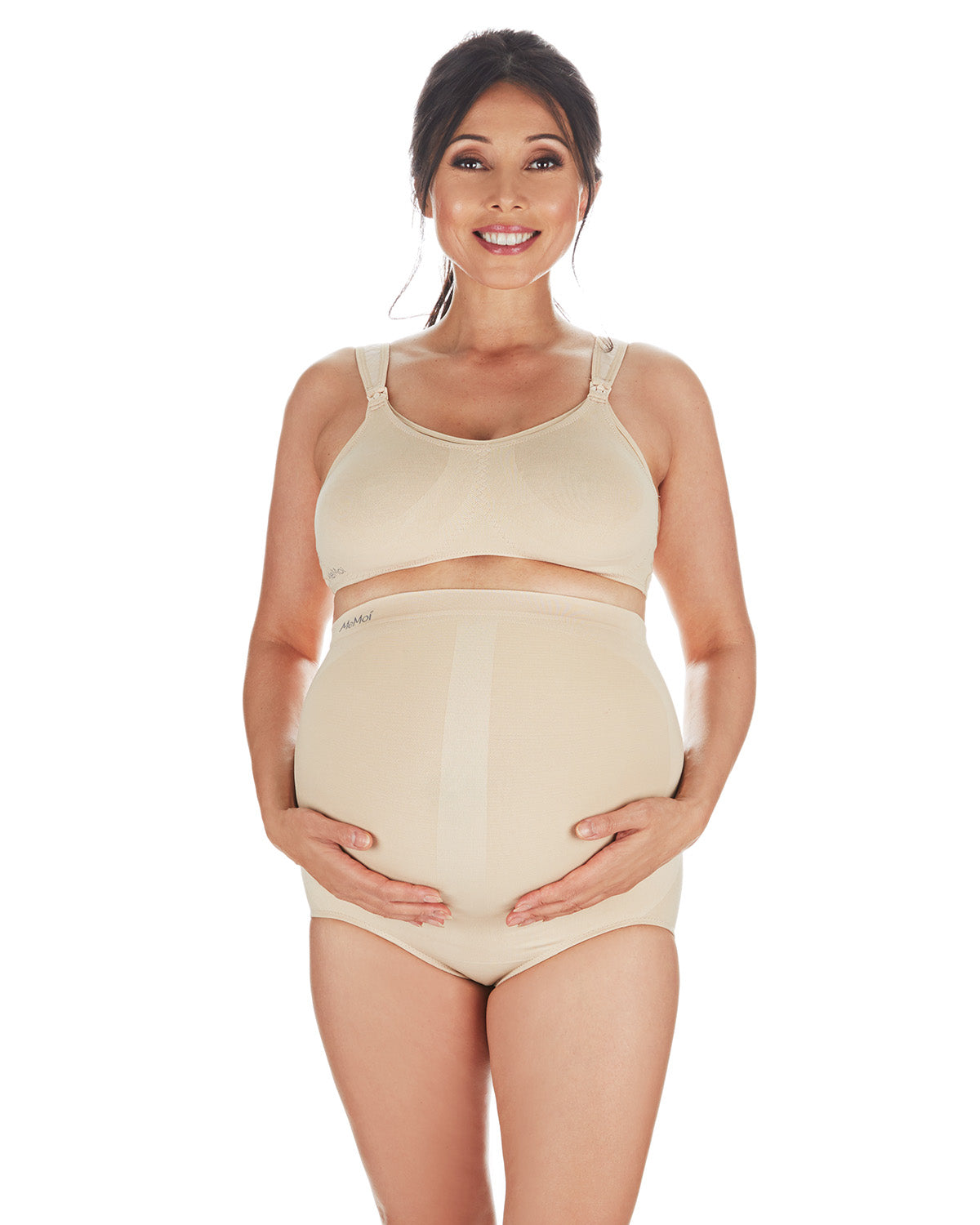 Lightweight Full Support Maternity Nursing Bra : Color: Nude