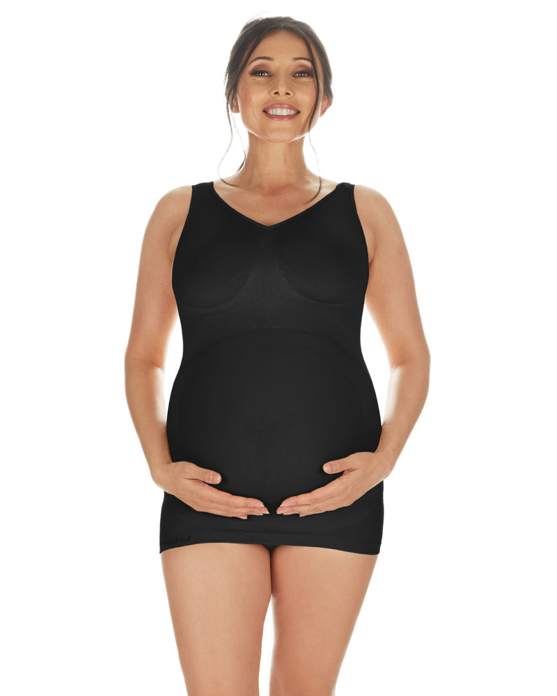SlimMe Supportive Maternity Bodysuit with Cushioned Straps X-Large