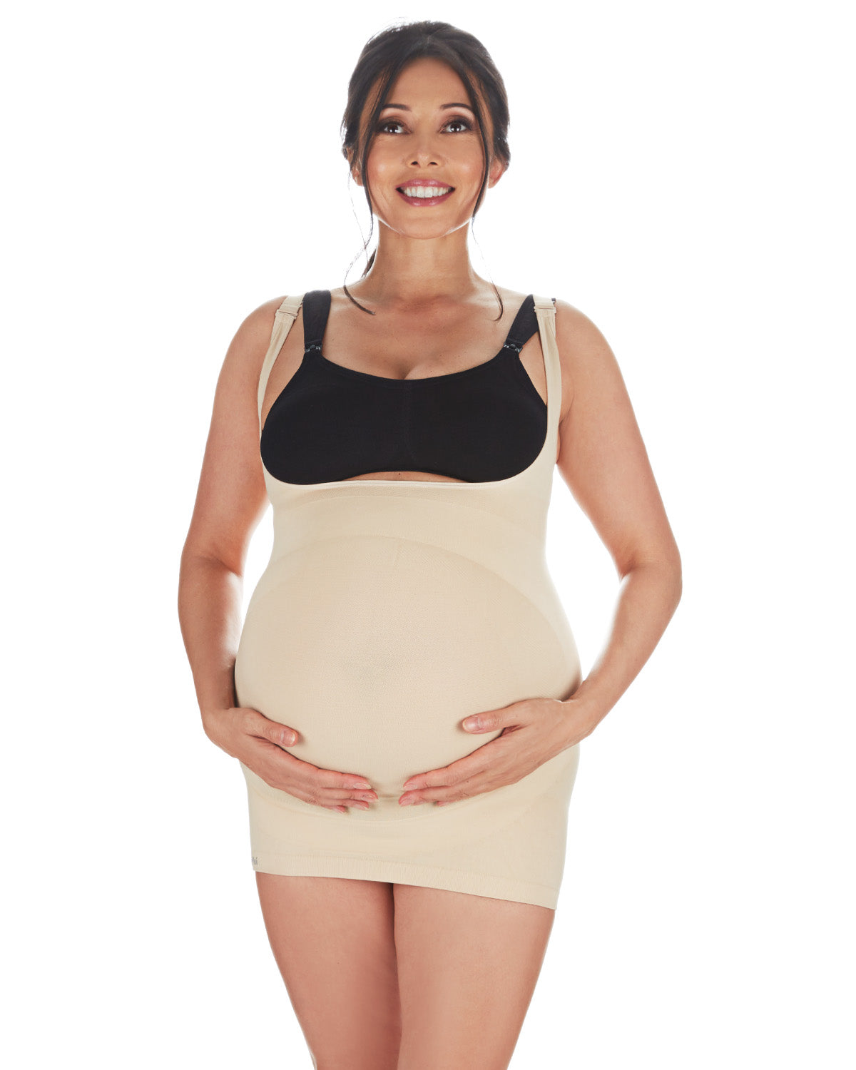 Women's Braless Maternity Cami : Color: Nude
