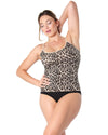 Sottile Wireless Shaping Camisole : Color: Nude Leopard