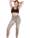 High-Waist Control Seamless Shapewear Leggings : Color: Animal Craze