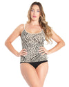 Sottile Wireless Shaping Camisole : Color: Nude Animal Craze