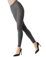 Footless Ribbed Cashmere Tights