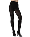 Constellation Embellished Opaque Tights : Color: Black