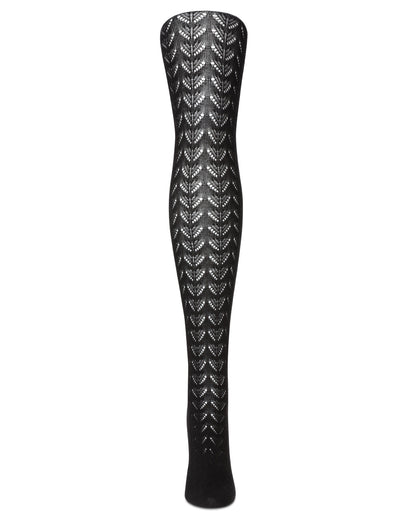 Women's Pelerine Sweater Tights : Color: Black