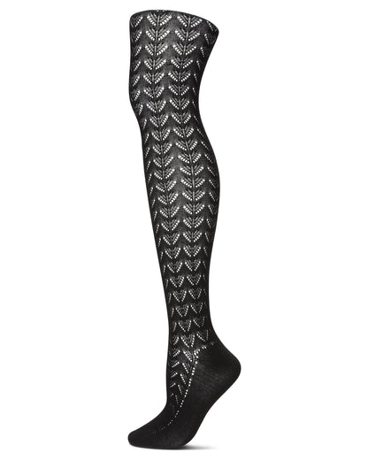Women's Pelerine Sweater Tights : Color: Black