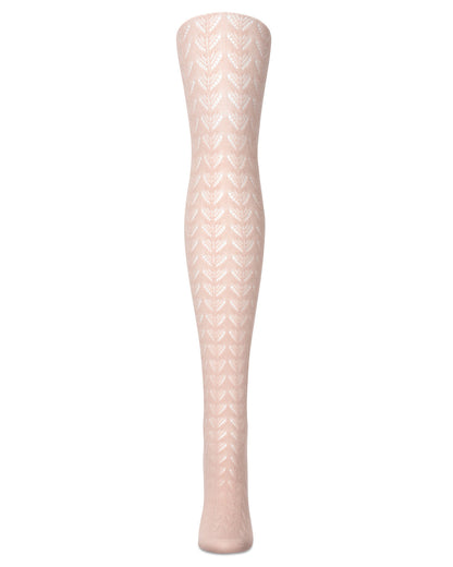 Women's Pelerine Sweater Tights : Color: Blush