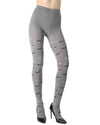 Dog Walker Seamless Sweater Tights : Color: Medium Gray Heather