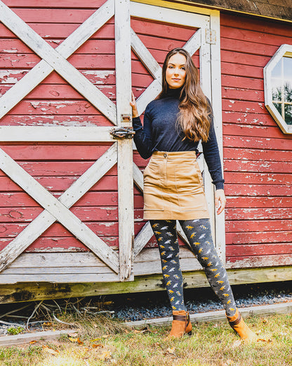 Pretty Kitties Seamless Sweater Tights : Color: Dark Gray Heather