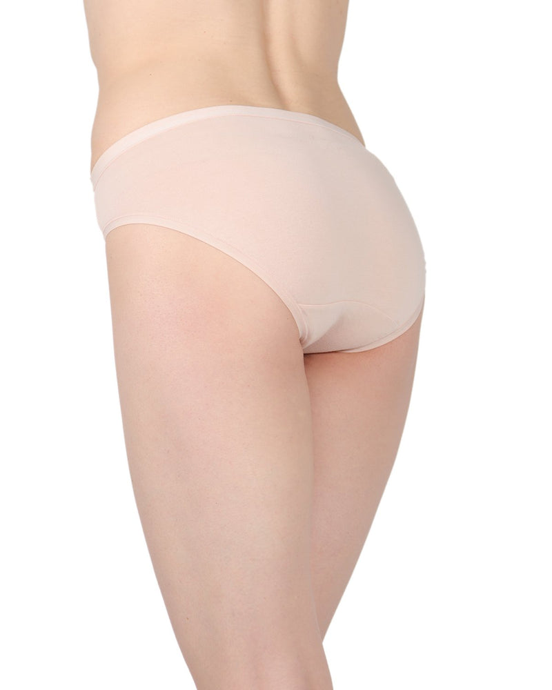 Cotton Modal Hipster In Light Pink Nude