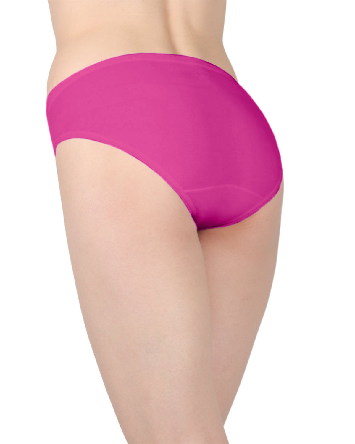 Combed Cotton Basic Hipster Panties 3 Pack : Color: Fuchsia Pink