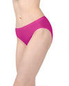 Combed Cotton Basic Hipster Panties 3 Pack : Color: Fuchsia Pink