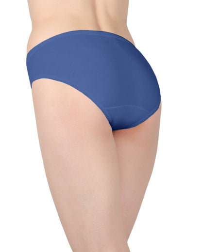 Combed Cotton Basic Hipster Panties 3 Pack : Color:  Midnight Blue
