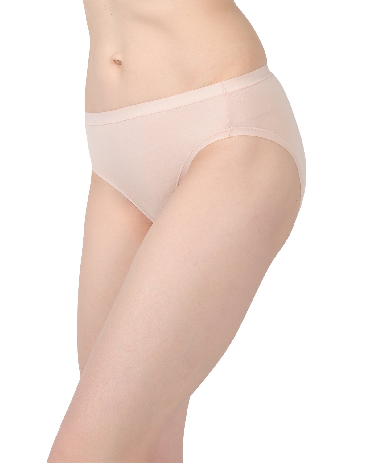 Combed Cotton Basic Hipster Panties 3 Pack : Color: Nude