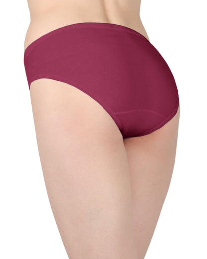 Combed Cotton Basic Hipster Panties 3 Pack : Color: Rosebud