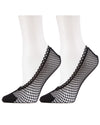 Knit Net Fishnet Sock Liners 2 Pack : Color: Black/Black