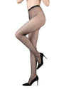 Rhinestone Mini-Fishnet Tights : Color: Black