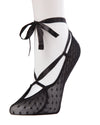 Ballerina Fashion Lace Liner Socks : Color: Black