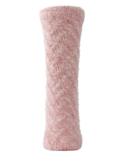 Women's Fifth Avenue Plush-Lined Slipper Socks : Color: Pink