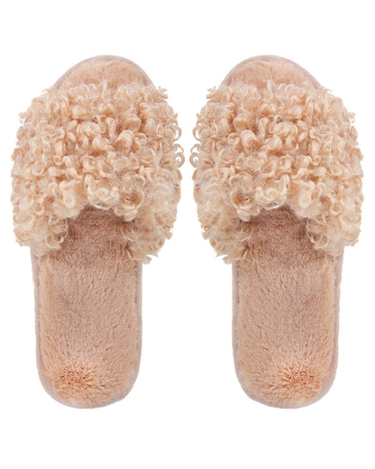 Women's C’est Bon Memory Foam Plush Slippers : Color: Pink
