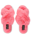 Women's Beverly Faux Fur Memory Foam Plush Slipper : Color: Disco Pink