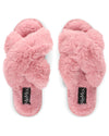 Women's Beverly Faux Fur Memory Foam Plush Slipper : Color: Mauve