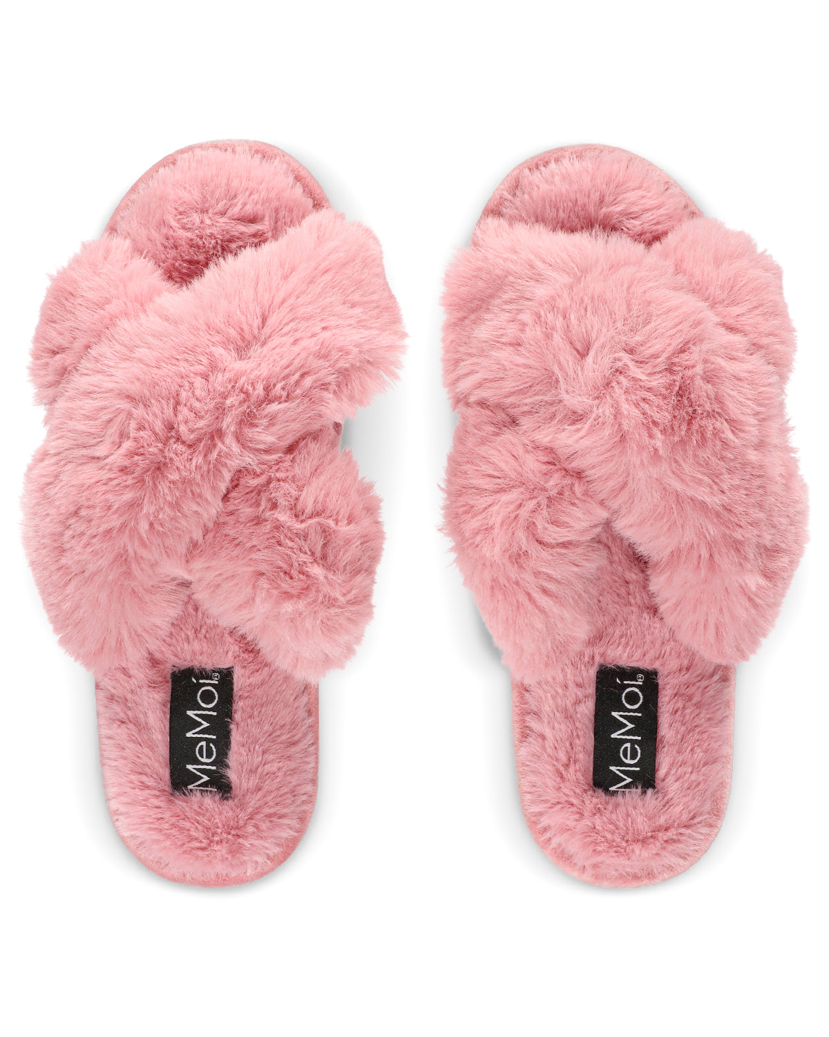 Women's Beverly Faux Fur Memory Foam Plush Slipper : Color: Mauve