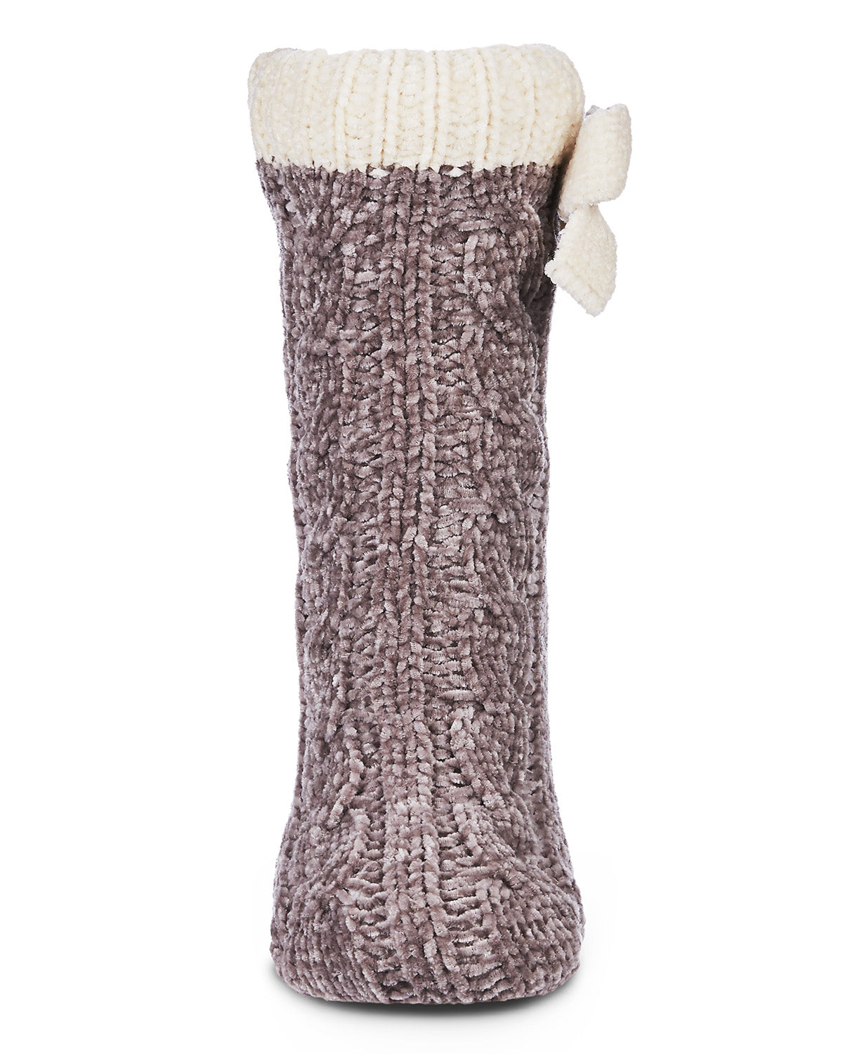 Women's Cozy Ballerina Plush Lined Slipper Sock Shorties : Color: Medium Gray Heather
