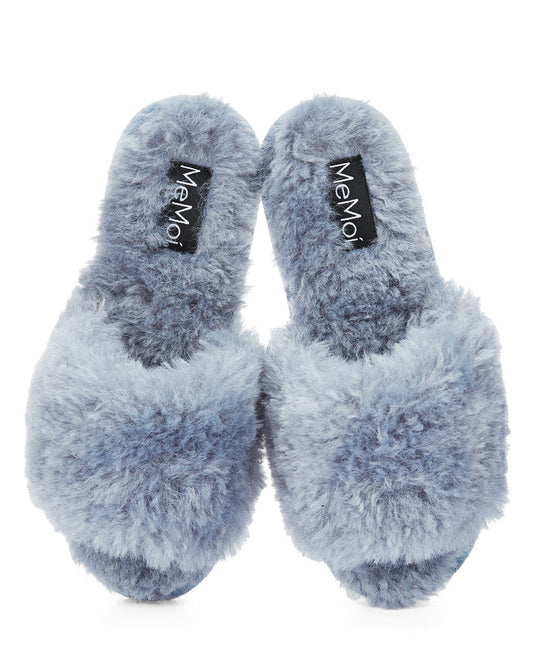 Women's Jacqueline Plush Slippers : Color: Denim