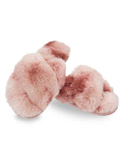 Women's Josephine Plush Slippers : Color: Pink