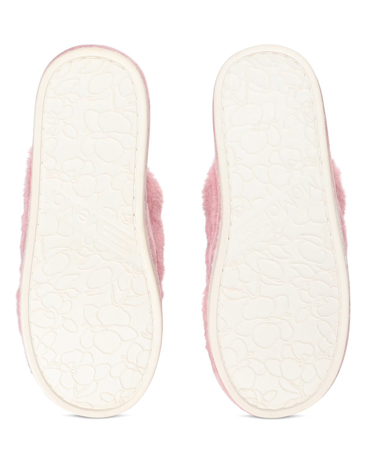 Women's Teacup Kitty Plush Slippers : Color: Mauve