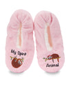 Women's My Spirit Animal Sherpa Lined Slippers : Color: Blush