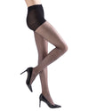 Women's 2 Pair Pack Natori Soft Suede Ultra Sheer Control Top Tights : Color: Black