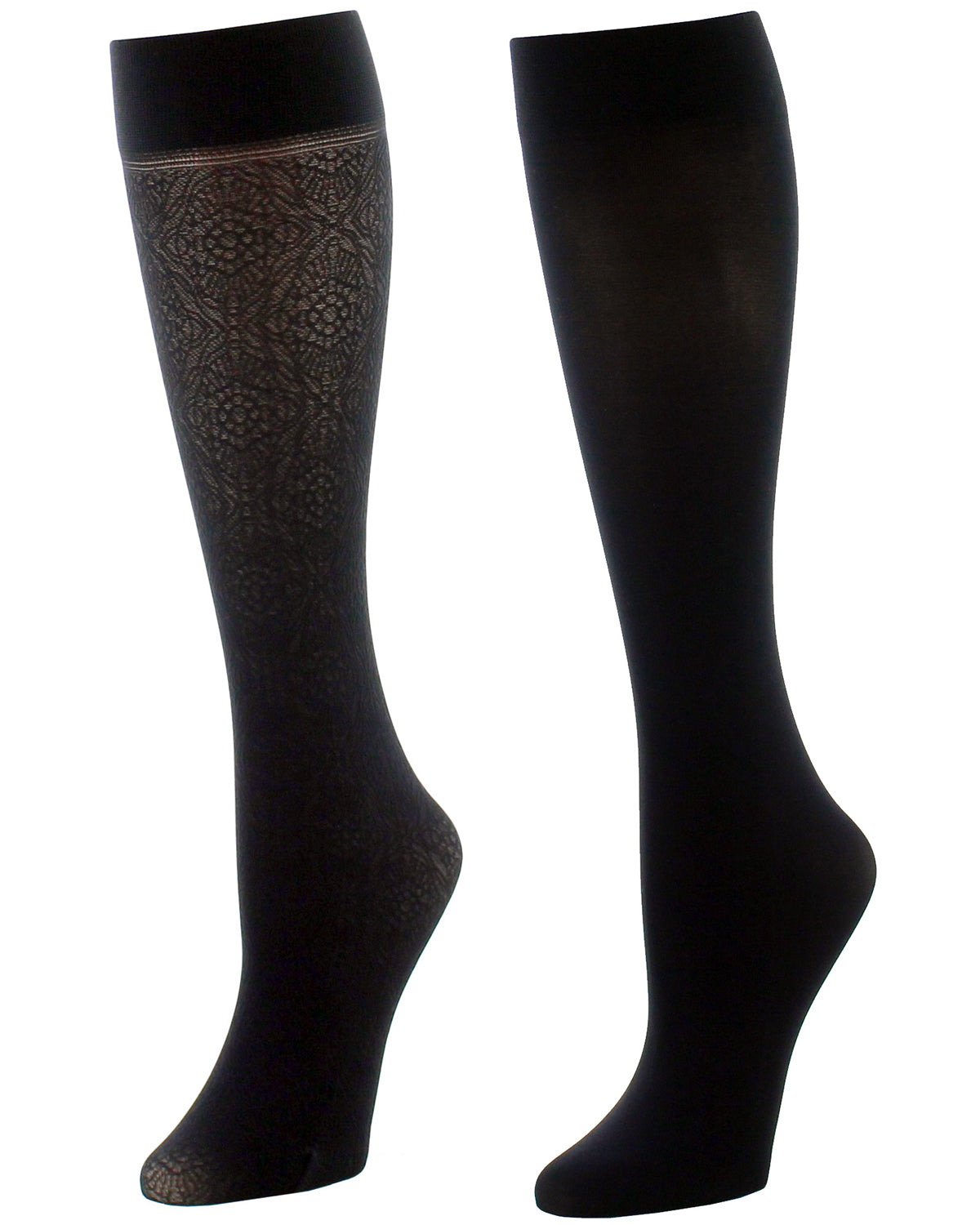 Natori Women's Trouser Socks 2-Pack : Color: Black