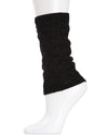 Natori Entwined Lattice Wool-Blend Boot Toppers : Color: Black