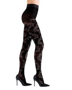 MeMoi Feathers Opaque Tights