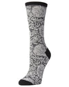Fields of Chi Cotton Blend Crew Socks : Color: Black